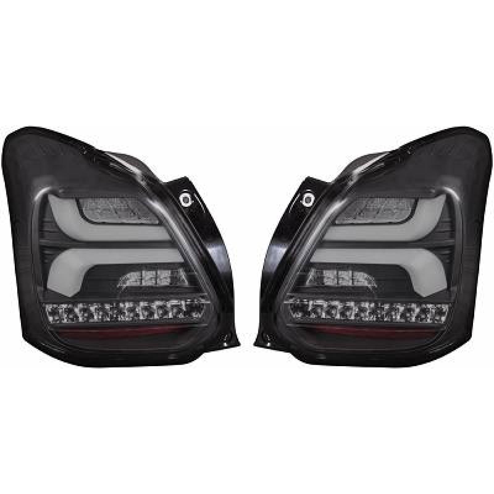 DESIGNRÜCKLAMP.SET  SWIFT, passend für 17->>        SCHWARZ/SMOKE